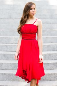 Sukienka z Cekinami Red